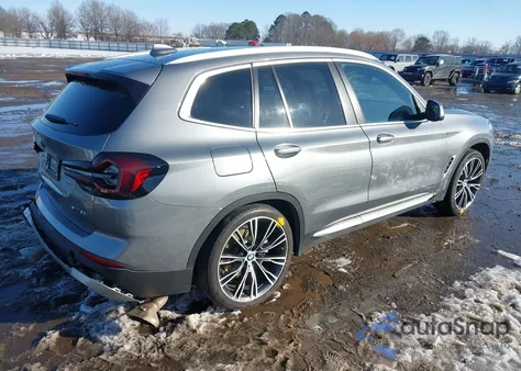 2023 BMW X3 Sdrive30I z USA, uszkodzony, nr VIN 5UX43DP05P9P31467